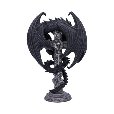 Gothic Guardian Candle Holder (AS) 26.5cm