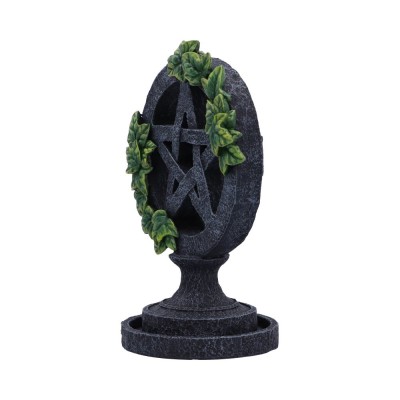 Aged Pentagram Backflow Incense Burner 19cm