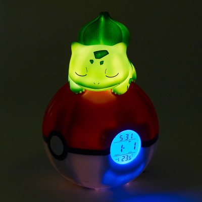 PokÃ©mon Bulbasaur Light-Up FM Alarm Clock