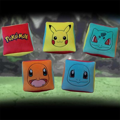 PokÃ©mon Starter Cube Cushion 25cm