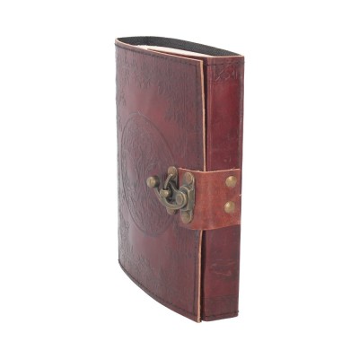 Tree Of Life Leather Journal w/lock 15 x 21cm