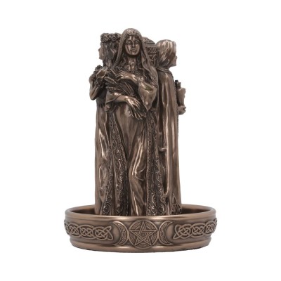 Triple Goddess Backflow Incense Burner 18cm