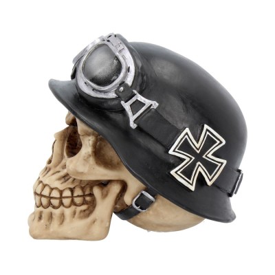 Iron Cross Skull 15.5cm