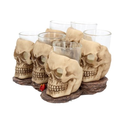 Six Shooter Skulls 10cm (set of 6)