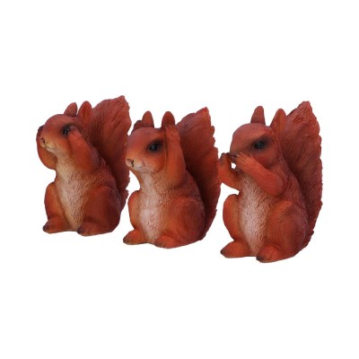 Three Wise Squirrels 9cm