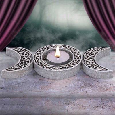 Triple Moon Tea Light Holder 17.5cm